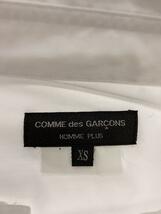 COMME des GARCONS HOMME PLUS◆長袖シャツ/XS/コットン/WHT/PB-B003/AD2018/変形シャツ_画像3