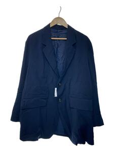 URU◆24SS/WOOL RAYON SILK 2 BUTTON JACKET/テーラードジャケット/2/ウール/NVY