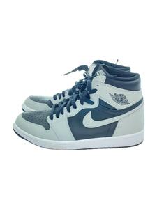 NIKE◆AIR JORDAN 1 RETRO HIGH OG_エアジョーダン 1 レトロ ハイ OG/26.5cm/GRY