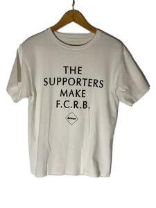 F.C.R.B.(F.C.Real Bristol)◆Tシャツ/S/コットン/WHT/FCRB-180052