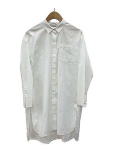 S Max Mara◆シャツワンピース/42/コットン/WHT