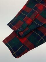 PENDLETON◆長袖シャツ/M/ウール/RED/チェック_画像4