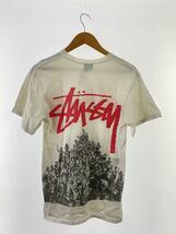 STUSSY◆Tシャツ/S/コットン/WHT_画像2