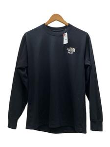 THE NORTH FACE◆長袖Tシャツ_NT82101P/M/ポリエステル/BLK