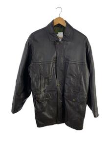 PIERRE BALMAIN* all ram leather / single rider's jacket /-/ sheep leather /BRW/ plain 