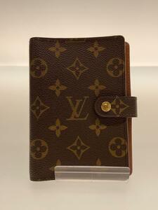 LOUIS VUITTON◆アジェンダPM_モノグラム_BRW/PVC/BRW/総柄/メンズ