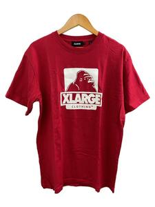 X-LARGE◆Tシャツ/L/コットン/RED/プリント/01193101