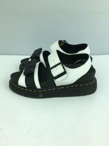 Dr.Martens◆ストラップリボンサンダル/UK3/WHT/レザー/AW006 CK11T