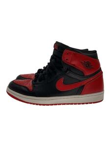 NIKE◆AIR JORDAN 1 RETRO/エアジョーダンレトロ/ブラック/136066-061/27.5cm/BLK