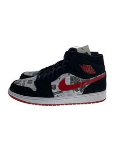 NIKE◆AIR JORDAN 1 MID SE_エアジョーダン1 ミッド/US10/BLK