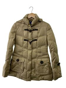 BURBERRY BLUE LABEL◆バーバリーブルーレーベル/ダウンジャケット/40/コットン/ベージュ/FRF08-588