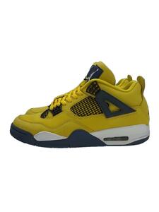 NIKE◆AIR JORDAN 4 RETRO_エア ジョーダン 4 レトロ/28cm/YLW