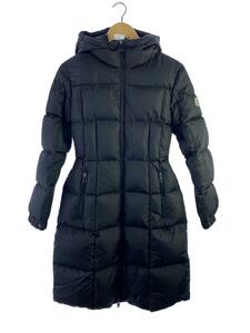 MONCLER◆ロングダウンジャケット/1/ナイロン/BLK/F20931C52200