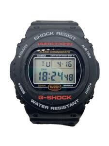 CASIO◆クォーツ腕時計・G-SHOCK/デジタル/ラバー/BLK/BLK