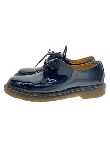 Dr.Martens◆3ホールシューズ/UK8/BLK/エナメル/AW501/※内側剥がれあり