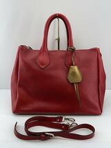 GIANNI CHIARINI◆トートバッグ/ショルダーバッグ/レザー/RED/イタリア製_画像1