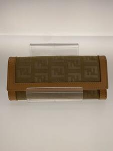 FENDI◆キーケース/ズッカ柄/6連/キャンバス/BEG/総柄/レディース/2261-3AP025-038