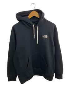 THE NORTH FACE◆SQUARE LOGO HOODIE_スクエアロゴフーディ/M/ポリエステル/BLK