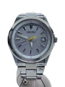 SEIKO◆ソーラー腕時計/アナログ/セラミック/WHT/SLV/7B72-0AB0