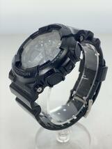 CASIO◆クォーツ腕時計・G-SHOCK/デジアナ/ラバー/BLK/BLK_画像2