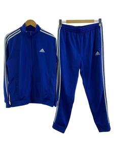 adidas◆セットアップ/XL/ポリエステル/BLU/ECS77