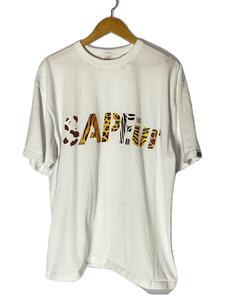 A Elegantes SAPEur◆Tシャツ/XL/コットン/WHT