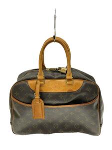 LOUIS VUITTON◆2)ボーリング・ヴァニティ(ドーヴィル)_モノグラム・キャンバス_BRW/PVC/BRW