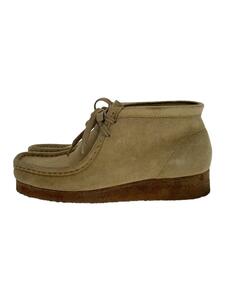 Clarks◆ブーツ/US7.5/BEG/スウェード/35405