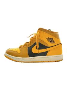 NIKE◆AIR JORDAN 1 MID_エアジョーダン1 ミッド/26.5cm/ORN