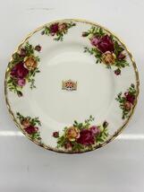 Royal Albert◆オールドカントリーローズ_ケーキ皿_18cm_ボーンチャイナ_イングランド製/花柄/6点セット/WH_画像2