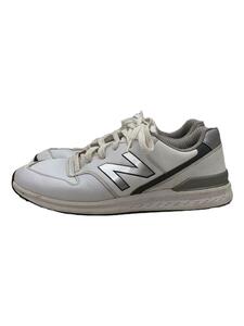 NEW BALANCE◆使用感有/ゴルフシューズ/26cm/WHT/UGS996W2/スパイクレス