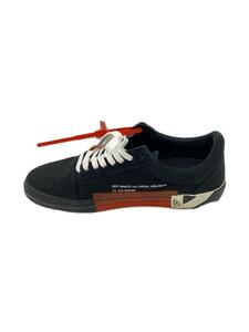 OFF-WHITE◆ローカットスニーカー/42/BLK/キャンバス/OME8-0006