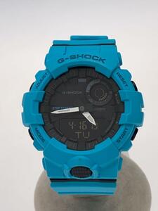 CASIO◆クォーツ腕時計・G-SHOCK/デジアナ/BLU