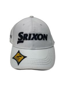 SRIXON◆キャップ/FREE/ポリエステル/WHT/無地/メンズ/SMH1130X