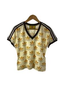 GUCCI◆Tシャツ/L/コットン/CRM/総柄/693539