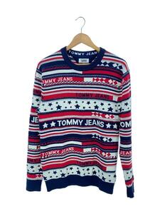 TOMMY JEANS◆セーター(薄手)/S/コットン/NVY
