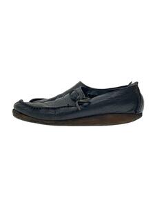 Clarks◆LUGGER/サイドレース/クレープソールシューズ/-/BLK/レザー