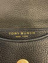 TORY BURCH◆ショルダーバッグ/レザー/BLK_画像5