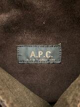 A.P.C.◆ショルダーバッグ/スウェード/ブラウン/無地_画像5