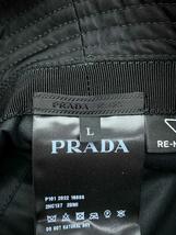 PRADA◆バケットハット/L/ナイロン/BLK/無地/メンズ/2HC137 2DMI_画像5