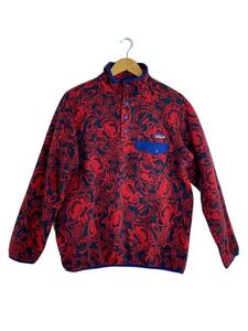 patagonia◆15AW/SYNCHILLA/シンチラスナップT/レディースL/ポリエステル/RED/花柄/25455FA15