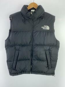 THE NORTH FACE◆NUPTSE VEST_ヌプシベスト/L/ナイロン/BLK