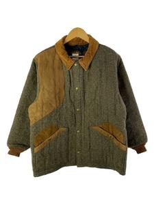 Woolrich◆キルティングジャケット/L/ウール/ブラウン/ハンティング/90s