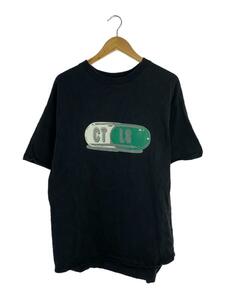 CVTVLIST◆Tシャツ/1/コットン/BLK/プリント/2101090307