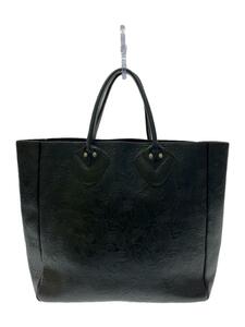 blancle/PAISLEY CLASSIC TOTE/トートバッグ/レザー型押し/BLK/ペーズリー