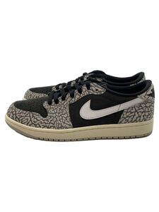 NIKE◆Air Jordan 1 Retro Low OG/Black Cement/28cm/BLK/CZ0790-001