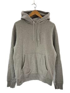 STUSSY◆21AW/BACK HOOD EMBROIDERED HOODIE/パーカー/M/コットン/GRY/118455