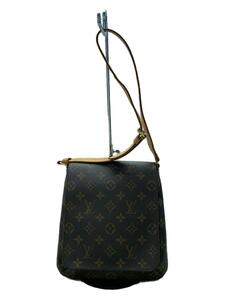 LOUIS VUITTON◆ショルダーバッグ/レザー/BRW/総柄/M51258/ミュゼットサルサ