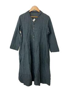 nest Robe◆長袖ワンピース/-/リネン/NVY/チェック/01181-1090