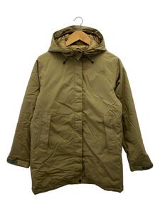 THE NORTH FACE◆MAKALU DOWN COAT_マカルダウンコート/L/ゴアテックス/BEG/無地